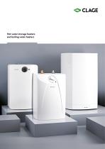 Hot water storage heaters and boiling water heaters