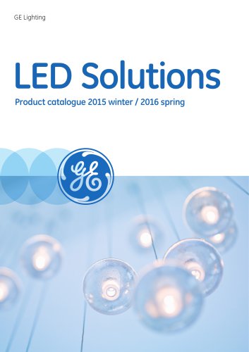 LED Solutions Product catalogue 2015 winter / 2016 spring