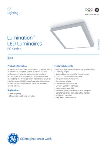 Lumination™ LED Luminaires - BC Series