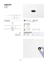 Technical Datasheet KONO MINI RECESSEDS