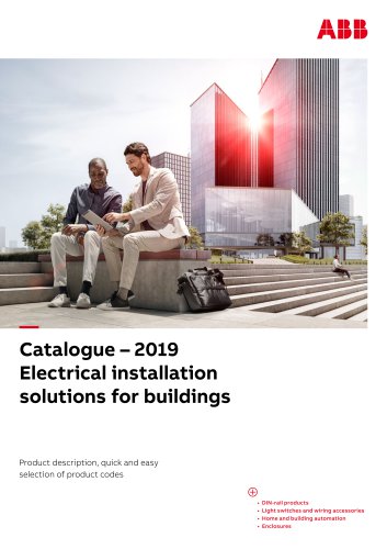 Catalogue – 2019 Electrical installation solutions for buildings