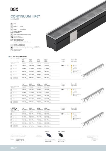 CONTINUUM I IP67 LOUVER