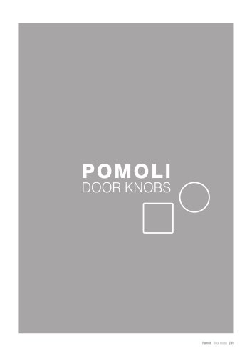 Pomoli - Knob