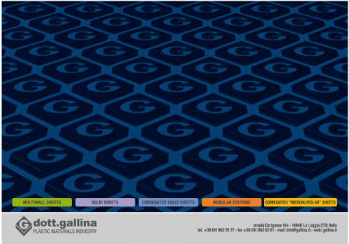 depliant plastic building product