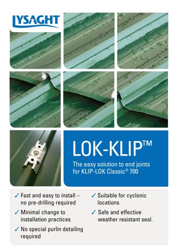 LOK-KLIPKLCLASSICDesignInstallGuideJune2013