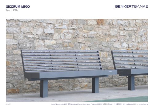 Sicorum M900 Bench 1810 - data sheet