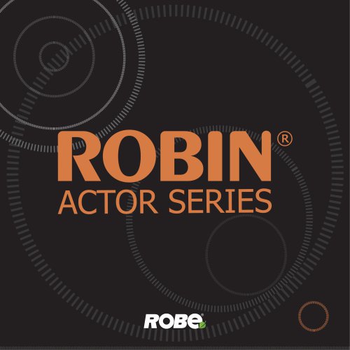 ROBE ROBIN Actor Series Catalogue 2013