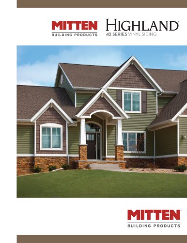 Highland 42 SERIES VINYL SIDING