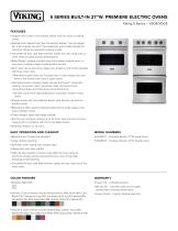 5 SERIES BUILT-IN 27”W. PREMIERE ELECTRIC OVENS