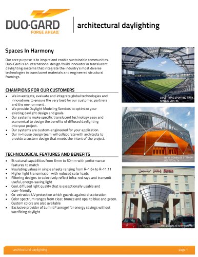 Architectural daylighting