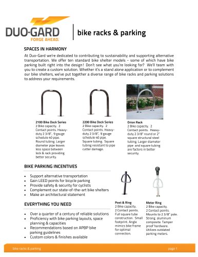 Bike racks & parking