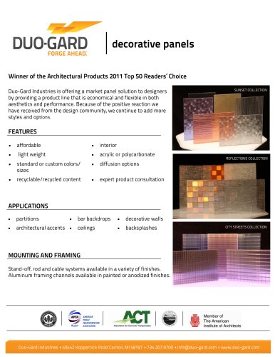 Decorative panels