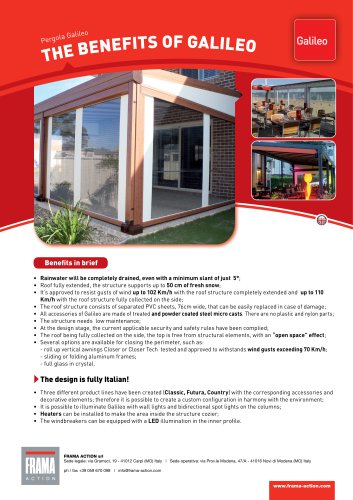 Plus Pergola Galileo