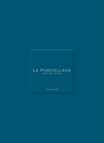 LE PORCELLANE home and lighting