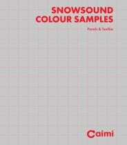 SNOWSOUND COLOUR SAMPLES Panels & Textiles