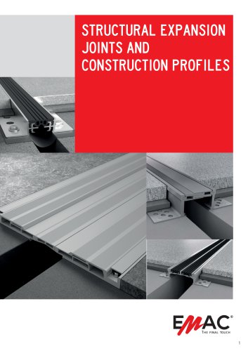 Expansion Joints & Building profiles catalogue