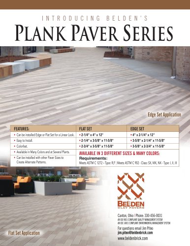 Plank Pavers Series