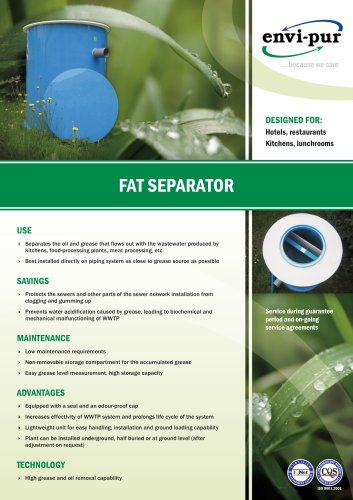 Fat separator