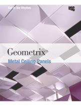 USG Geometrix® 3D Metal Ceiling Panels