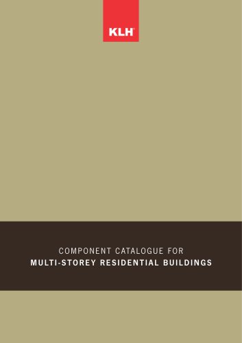 Component catalogue for multi-storey residential buildings