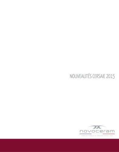 NOUVEAUTÉS CERSAIE 2015