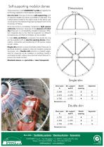 Self-supporting modular domes