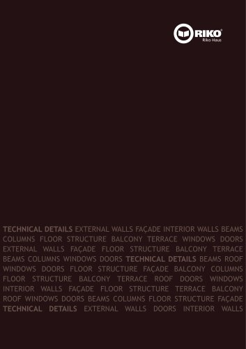 Riko Haus Technical brochure