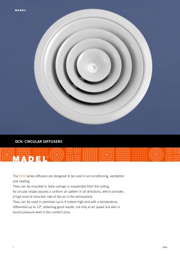 DCN circular diffusers