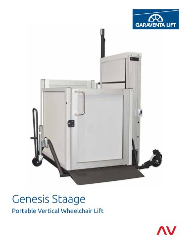 Genesis Staage - Portable Vertical Wheelchair Lift