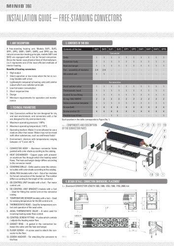 IG-FREE-STANDING CONVECTORS IN NEW DESIGN