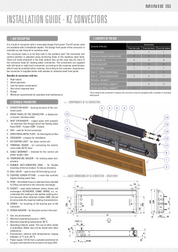 IG - KZ CONVECTORS