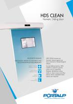 HDS CLEAN Hermetic sliding door