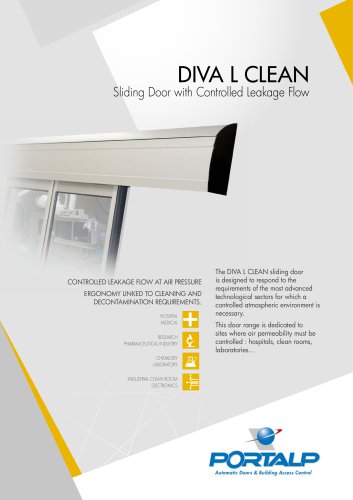 PORTALP - Automatic Doors Diva L CLEAN