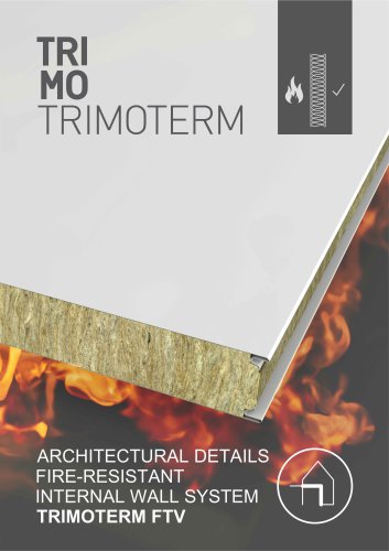 Architectural Details - Fire-resistant Internal Wall System - TRIMOTERM FTV