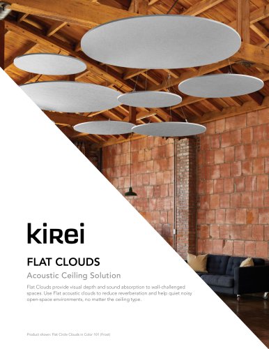 FLAT CLOUDS Acoustic Ceiling Solution