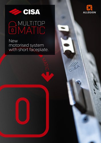 MULTITOP MATIC - New motorised system with short faceplate.