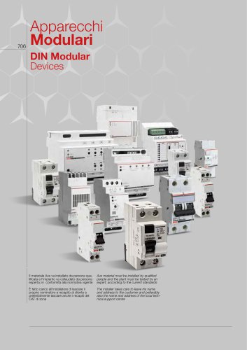 AVE General Catalogue 2022/23 - DIN Modular Devices