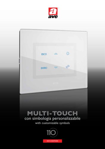 MultiTouch with customizable symbols