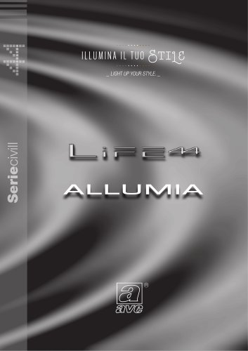 Poster Life/Allumia – Light up your style