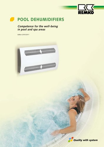 Pool dehumidifiers 2010-2011