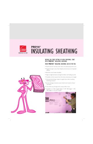 propink  INSULATING SHEATHING