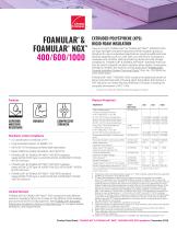 FOAMULAR® &  FOAMULAR®  NGX™ 400/600/1000