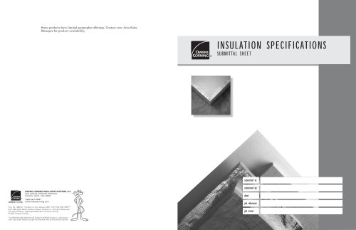 insulation specifications