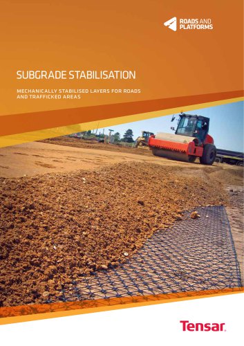 Tensar Subgrade Stabilisation Brochure