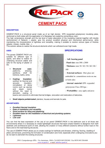 CEMENT PACK