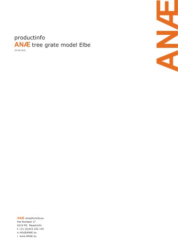 ANÆ tree grate model Elbe