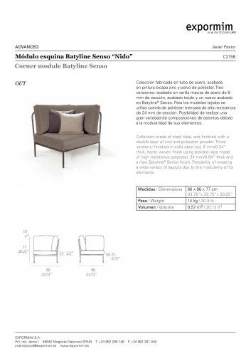 OUT: NidoCorner module Batyline Senso