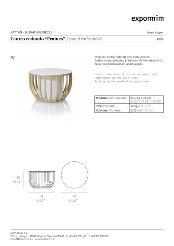 round coffee table