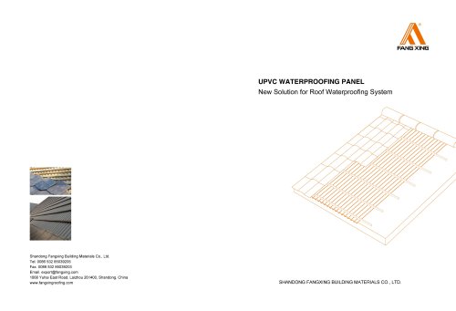 waterproof roof panel