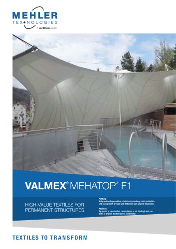 VALMEX® MEHATOP®  F1